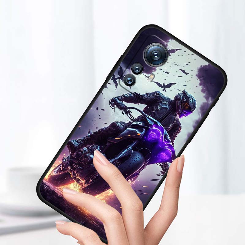 Model Rider Cool For Xiaomi Mi 15 14 13 13T 12 12T 12S 11 11i 11T Pro Ultra Lite 5G Black Soft Phone Case