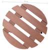 Vidaxl Plant Pot Caddy, 4 Pcs, Brown, Ø30X7.5 Cm, Wpc