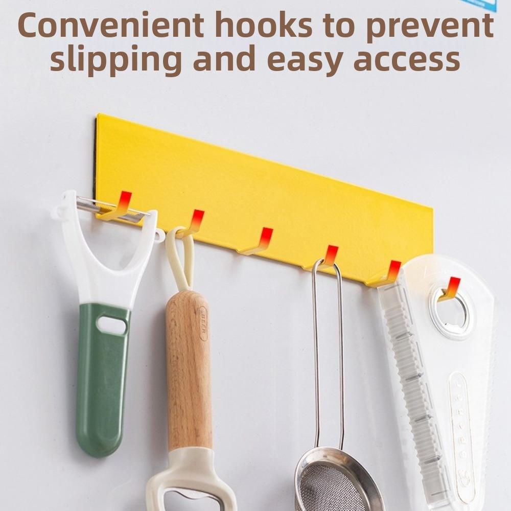 No Punch Refrigerator Magnetic Hook Wall Mounted Side Storage Rack Side Row Hook  Refrigerator Side
