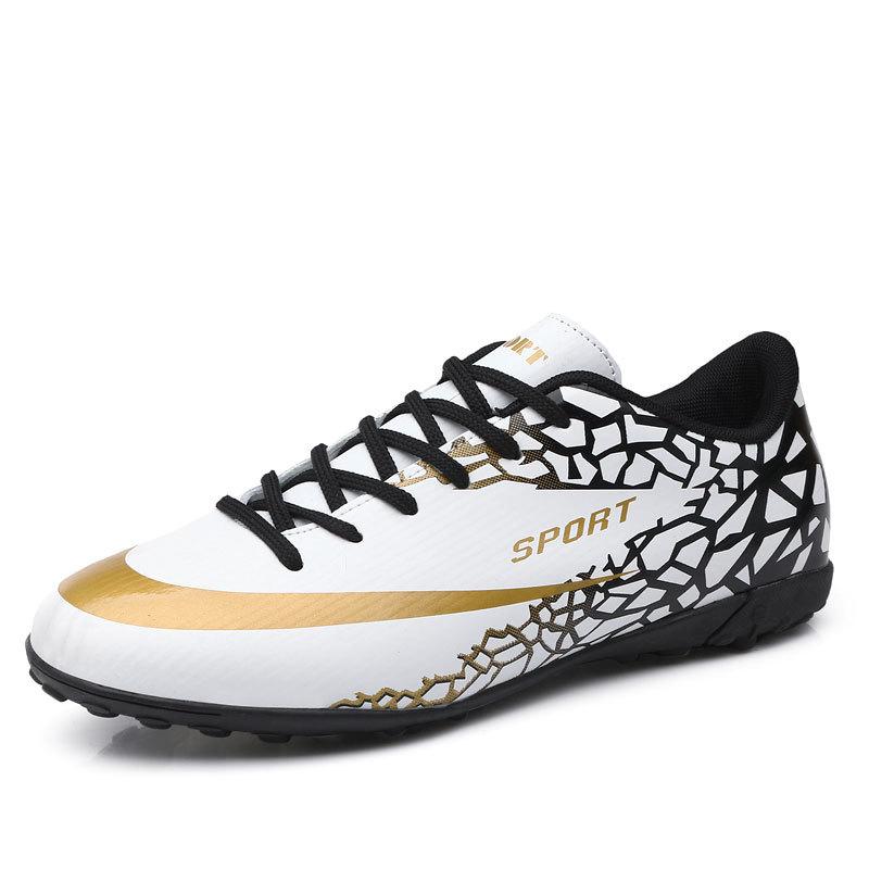 Football Shoes Tf Broken Nails Artificial Grass for Men and Women Primary and Middle School Students Training Shoes I AG Spikes.