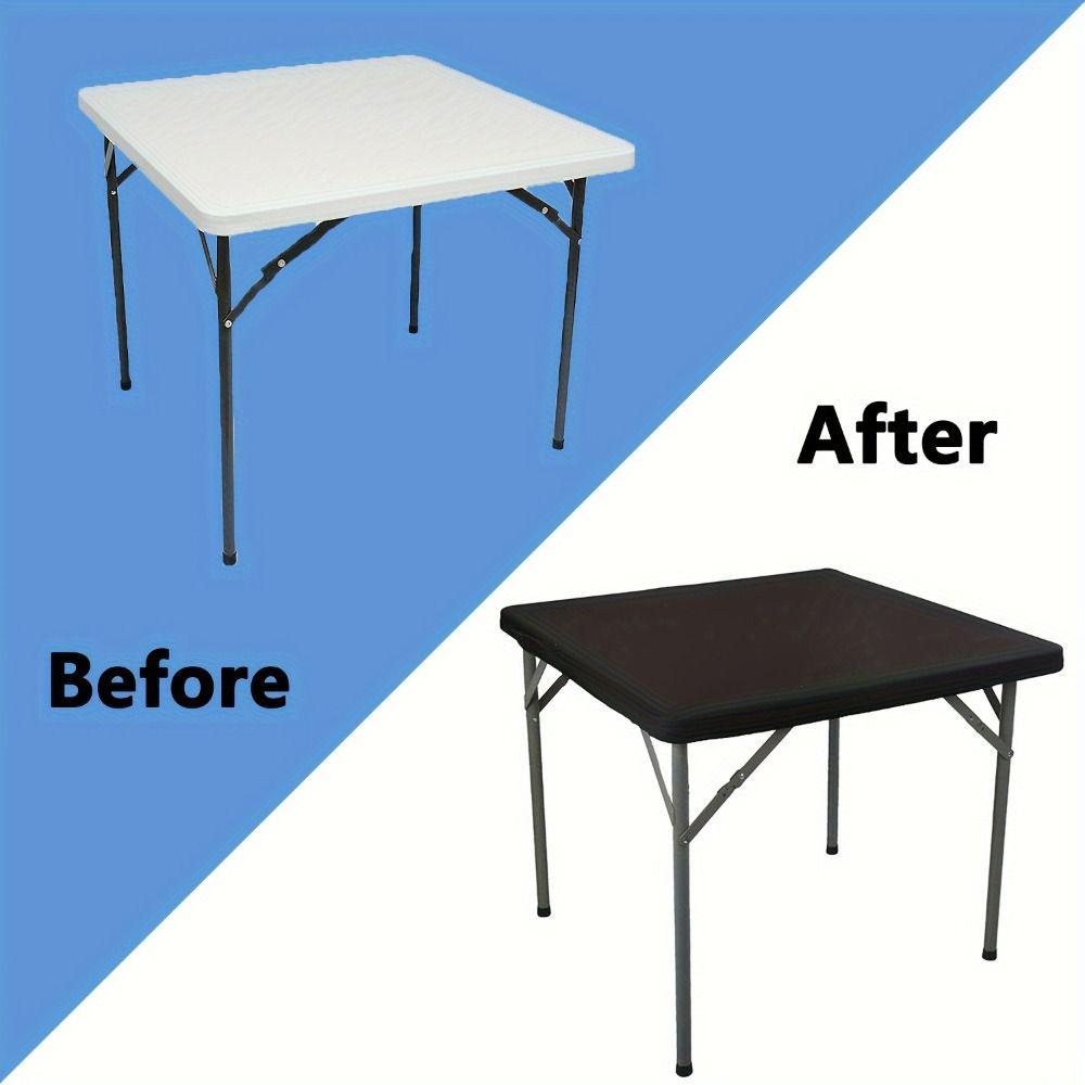 86X86CM Stain-Resistant Tablecloth Elastic Picnic Table Cloth Square Table Cover  Home