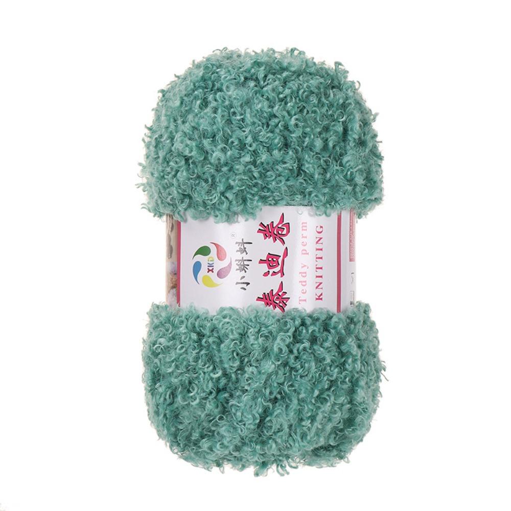 Curly Hair Texture Teddy Knitting Yarn Acrylic Material Imitation Fur Yarn  Crocheting Threads