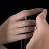 Elegant Irregular Water Drop Necklace - Women's Luxury Summer Accessory, 2024 Style Clavicle Chain