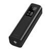 Mini car compressor, tire pump for cigarette lighter socket, black