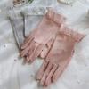 Mesh Lace Gloves Sunscreen Women Gloves Fashion Ice Silk Gloves  Summer
