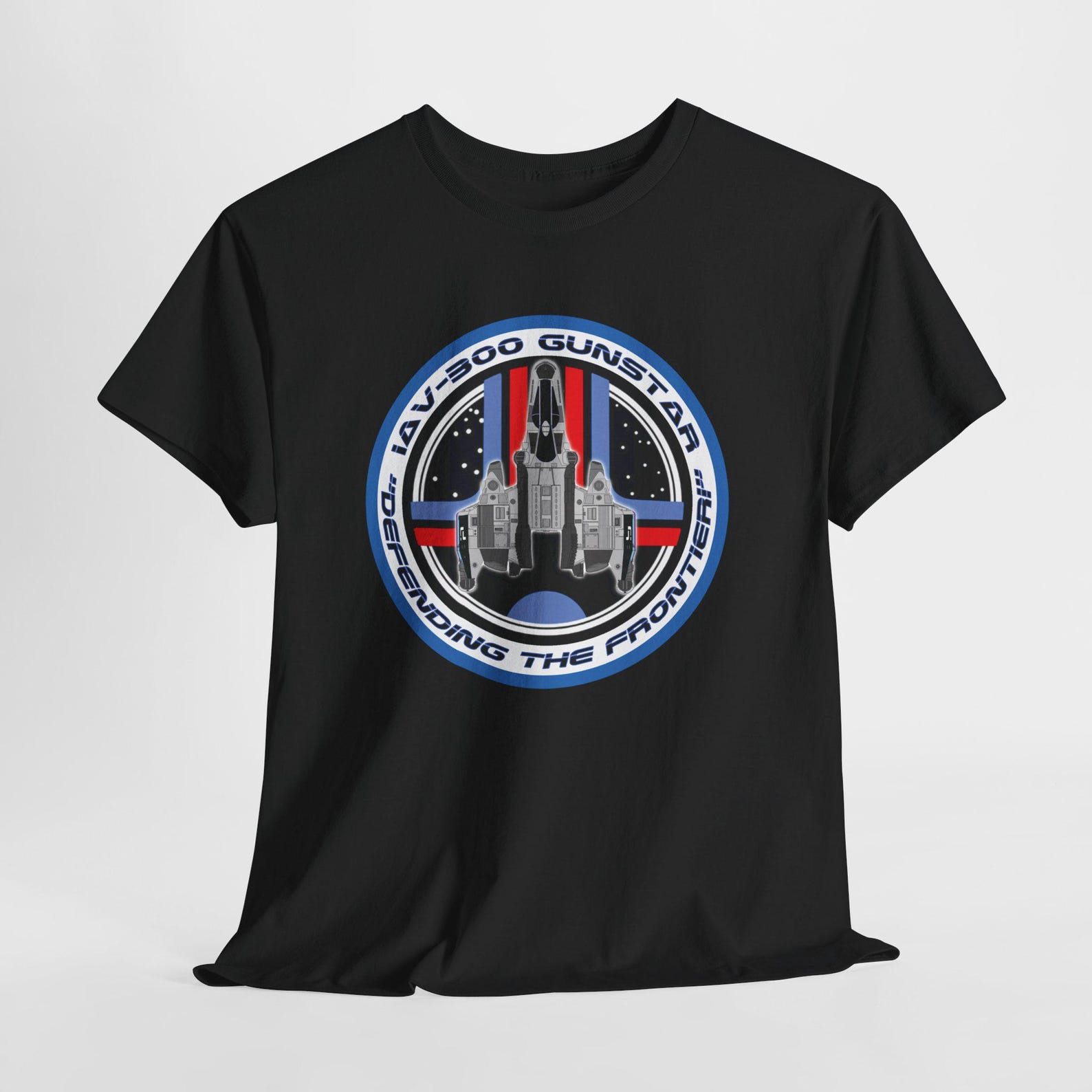 The Last Starfighter Gunshoot Logo Red Grey Black Tees T-Shirt Size S-5XL 2XL