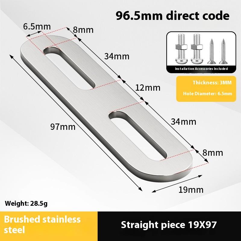 2 Stück Edelstahl Verstellbarer 90-Grad-Winkel L-Form, Eckwinkel, Mehrere Größen Geeignet für Schränke Möbel