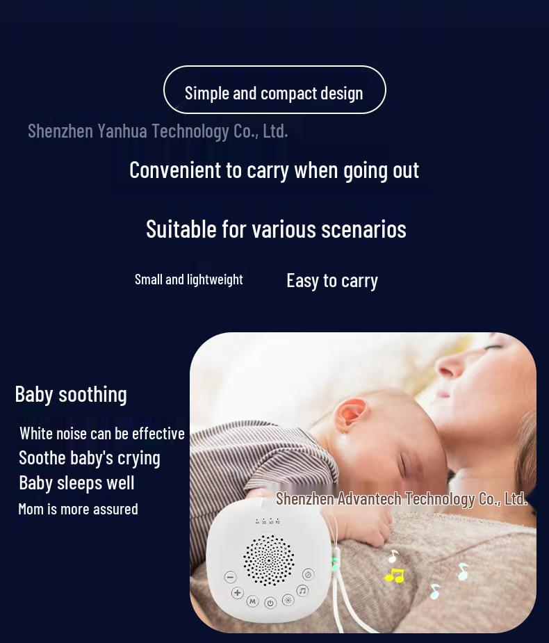 2024 Exclusive Baby Sleep Aid: White Noise & Breathing Meditation for Relaxation