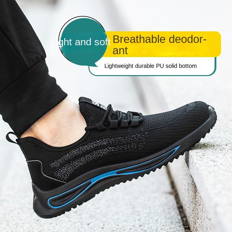 Buty robocze Labor Insurance Shoes męskie, lekkie, odporne na rozbicie i przebicie, stalowe buty robocze z główką Steel Bag