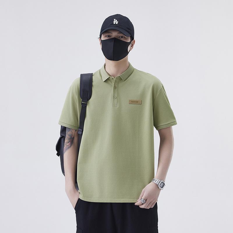 New Summer T-shirt Loose Lapel Short-sleeved POLO Shirt T-shirt
