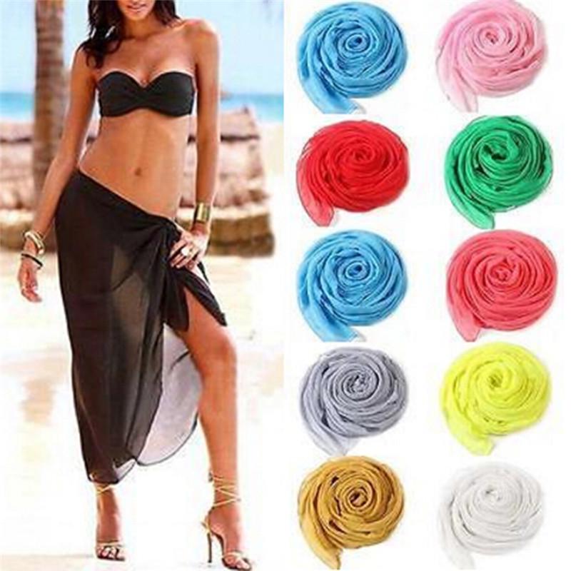 Sexy Beach Cover Up Women'S Sarong Summer Bikini Cover-Ups Wrap Dress Towel