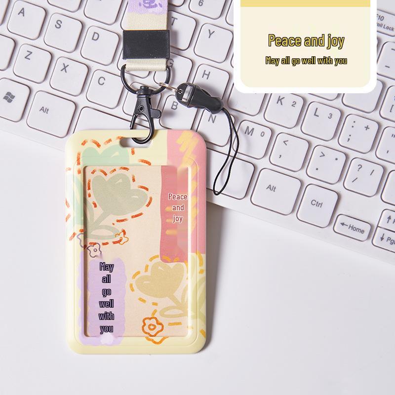 Youhe 7131 Cartoon ID & Access Card Holder - Ideal for Work, School, Bus, or Subway Cards