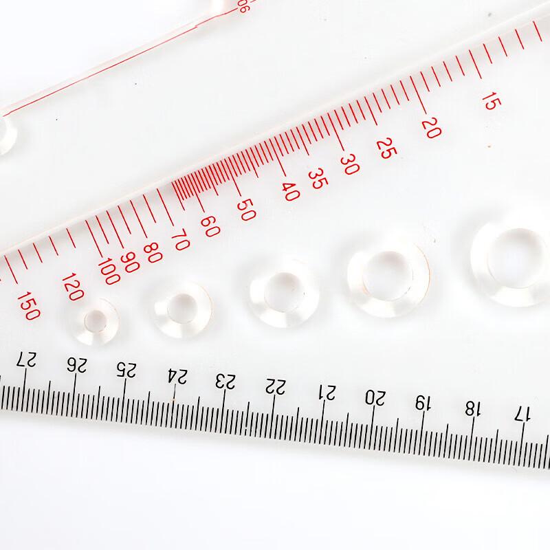 Xunhuo 35CM Nautical Tactical Triangle Ruler