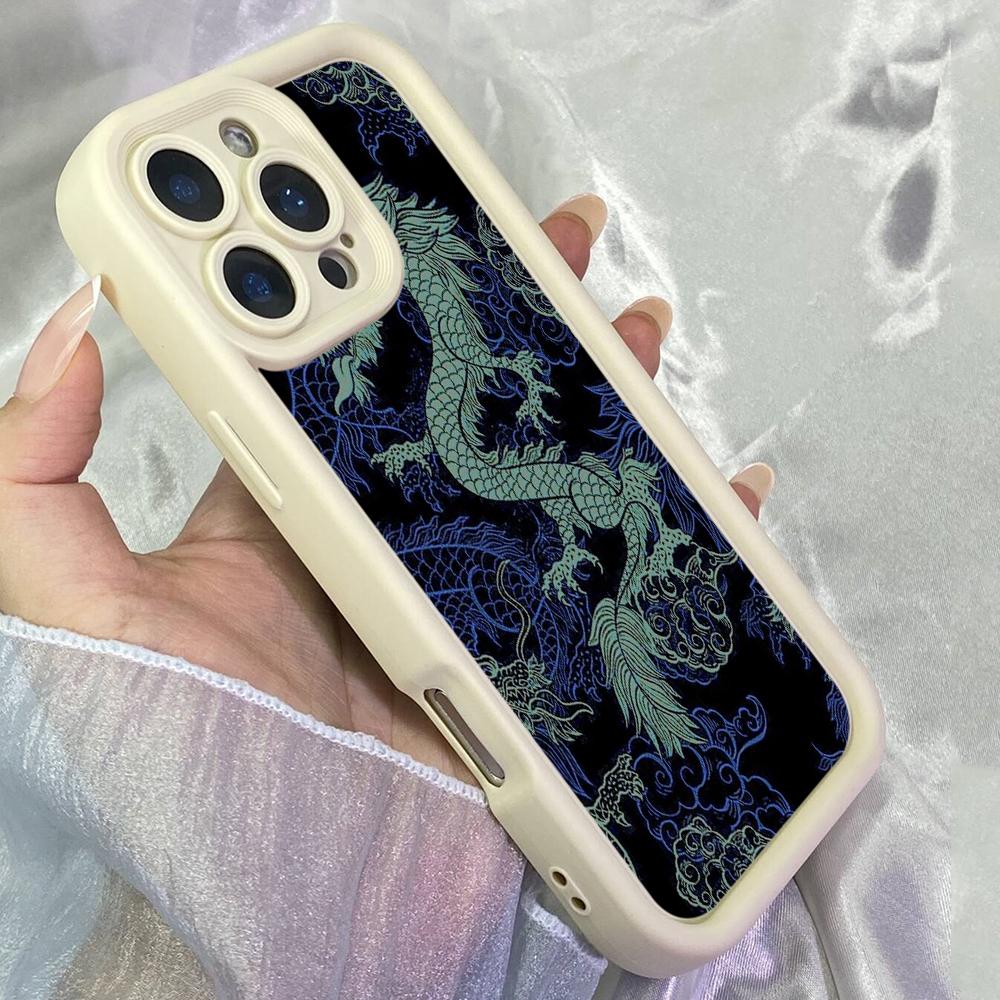 JT275 Green dragon kingdragon for iPhone 17 16 15 14 Pro Max Samsung S26 S25 Ultra A17 A16 A07 A56 Xiaomi 15T Redmi 15c Note 14 13 12 11 Soft Case