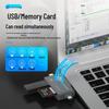 Multi-Function 7-in-1 OTG Card Reader for USB, Type-C, Android, and Computers