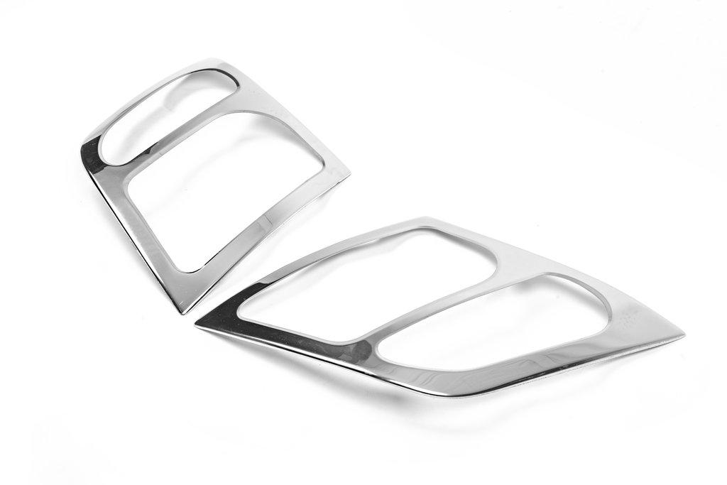 Covers for Headlights (2 Pcs, Stainless Steel) for Ford Connect 2002-2006