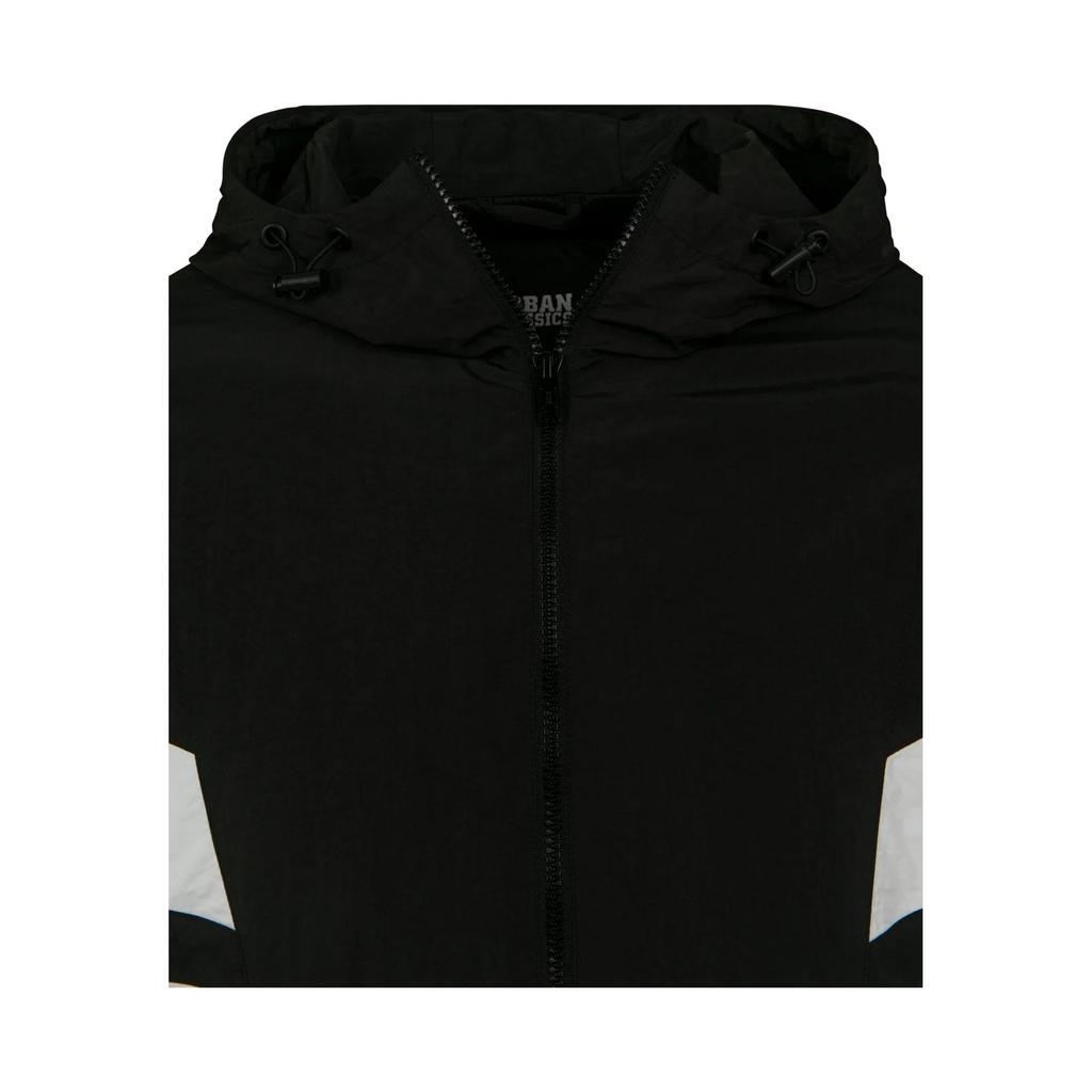 Urban Classics Mens Stripe Detail Crinkle Track Jacket