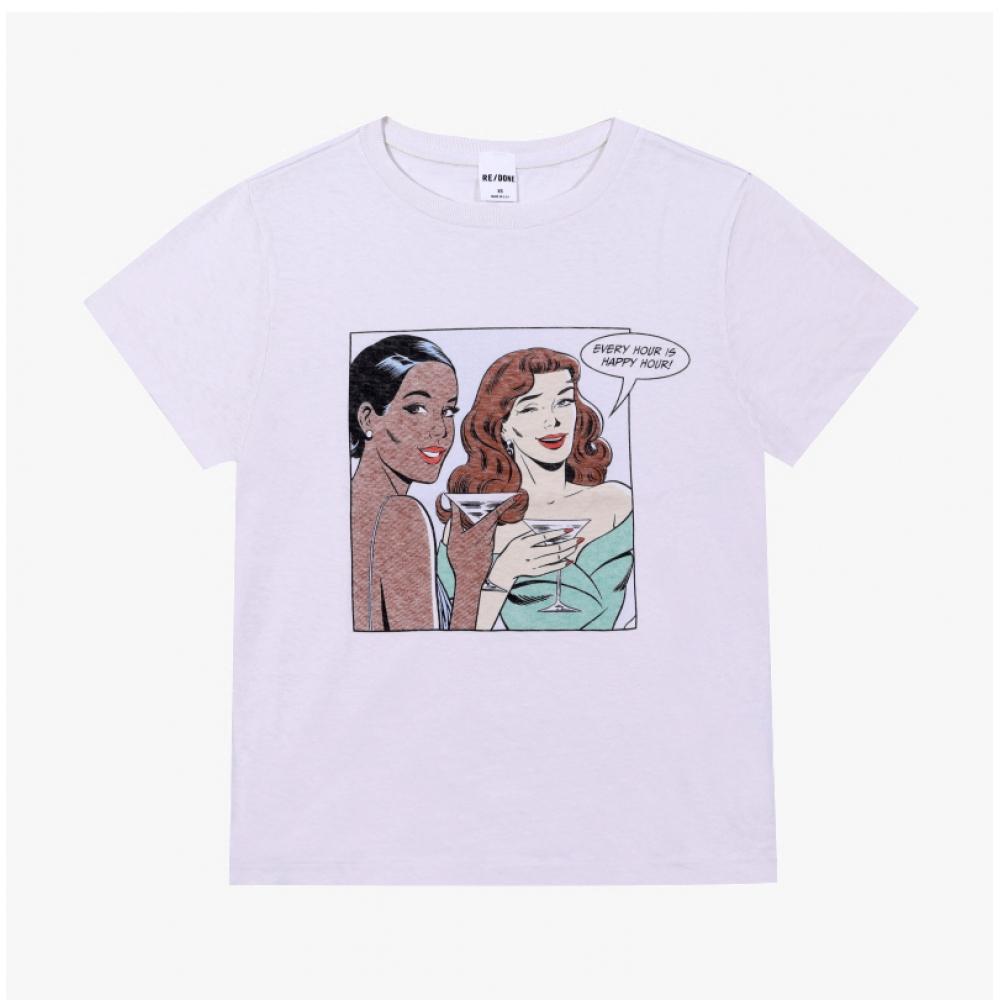 Leedon 024 02wcgt315 ClaSSic Happy Hour Women S Short Sleeve Tee