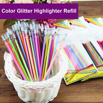 Ink Refills Nice-looking Replacement 1mm Pen Tips Colors Gel Pens Refills for Scrapbooking