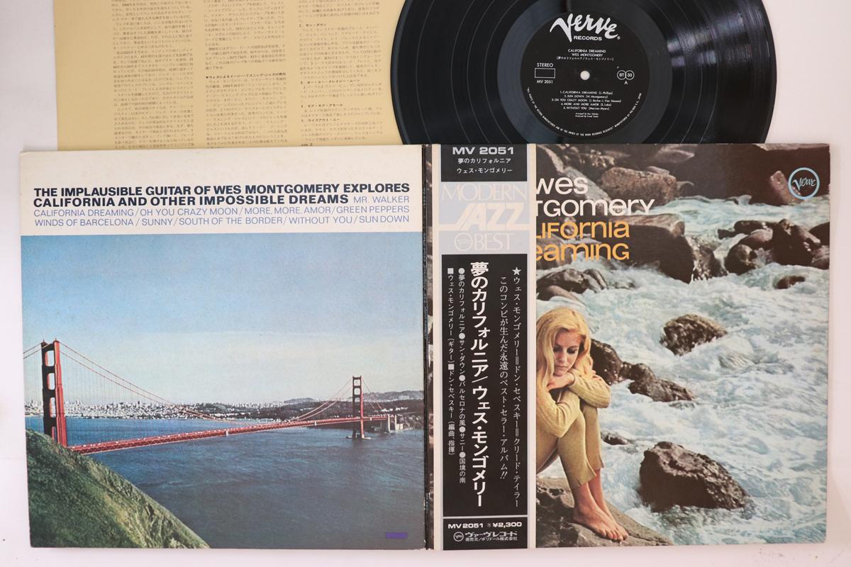 

LP Record WES MONTGOMERY - California Dreaming MV2051 VERVE 1973 Japan Obi Jazz