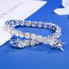 5mm 925 Sterling Silver Moissanite Bracelet 3mm Diamond with GRA for Women Sparkling Wedding Party Fine Jewelry