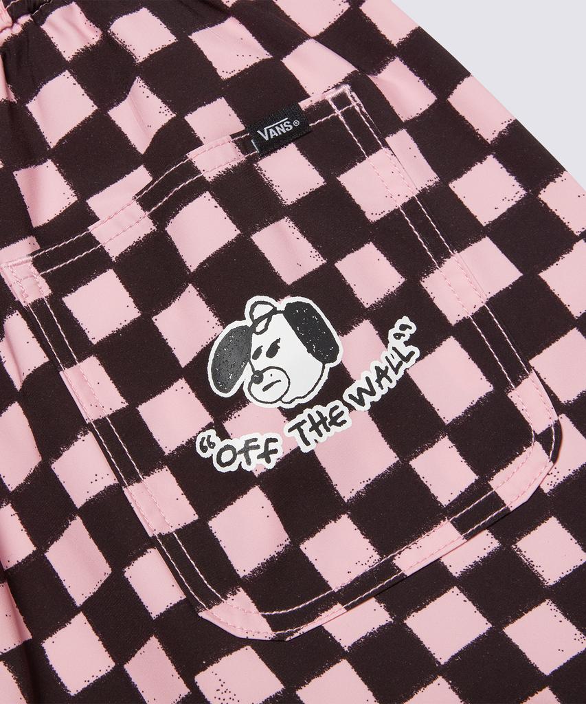 VANS Doodle Checker Shorts - Pink Black: Lilu Check / Vn000Qf7Fb01