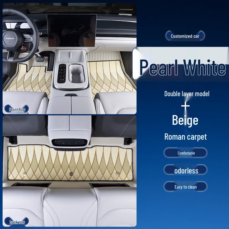 Waterproof TPE Car Floor Mats for Modern Verna 16-20 & Verna RV 17-18 Models