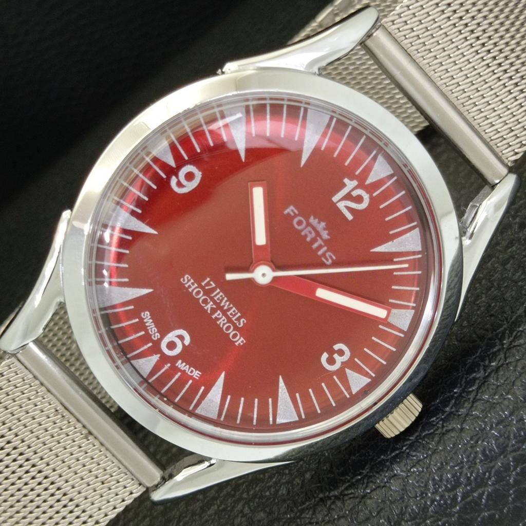 

ВИНТАЖНЫЕ МЕХАНИЧЕСКИЕ НАРУЧНЫЕ ЧАСЫ С КРАСНЫМ ЦИФЕРБЛАТОМ ДЛЯ МУЖЧИН a701022-5 R205a-a701022