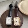 A simple women's watch, a small square watch, and a retro women's quartz watch.