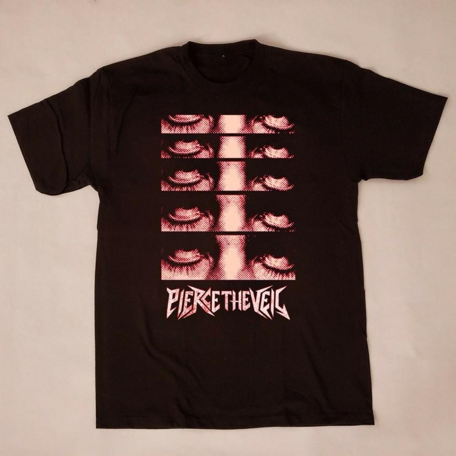 

Постер Группы Pierce The Veil Футболка с коротким рукавом Унисекс S-5XL Репринт DO798 Унисекс Футболка S чёрный