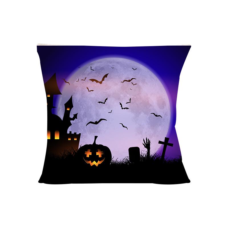 Copricuscino da divano zucca di Halloween nordico