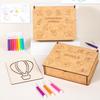 Wooden Painting & Drawing Set for Kids: Kindergarten & Primary School Beginner Art Kit