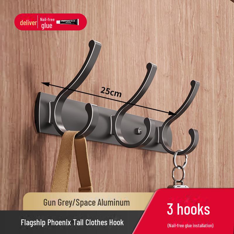 

Непробивні дверні гачки для одягу, пальто та головних уборів – настінні рядні гачки для гардеробів у передпокої