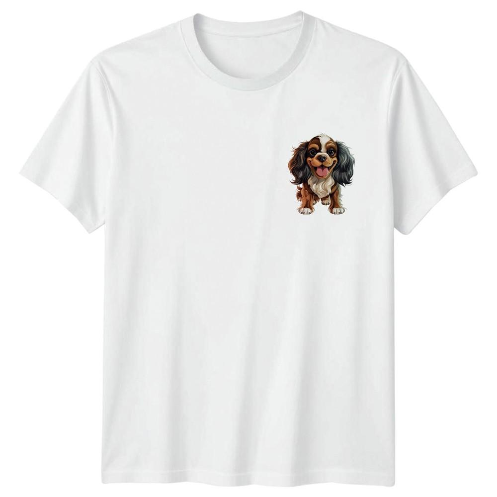 Happy Puppy Dog Animals Unisexs TShirt Unisexs Graphic Tee S