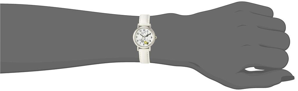 Citizen PEANUTS Snoopy Watch White Q&Q P003-314 Women's
