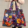 Borsa Tote da Viaggio Pieghevole Ecologica con Cartoni Animati - Borsa da Shopping a Spalla Singola di Grande Capacità per Donne