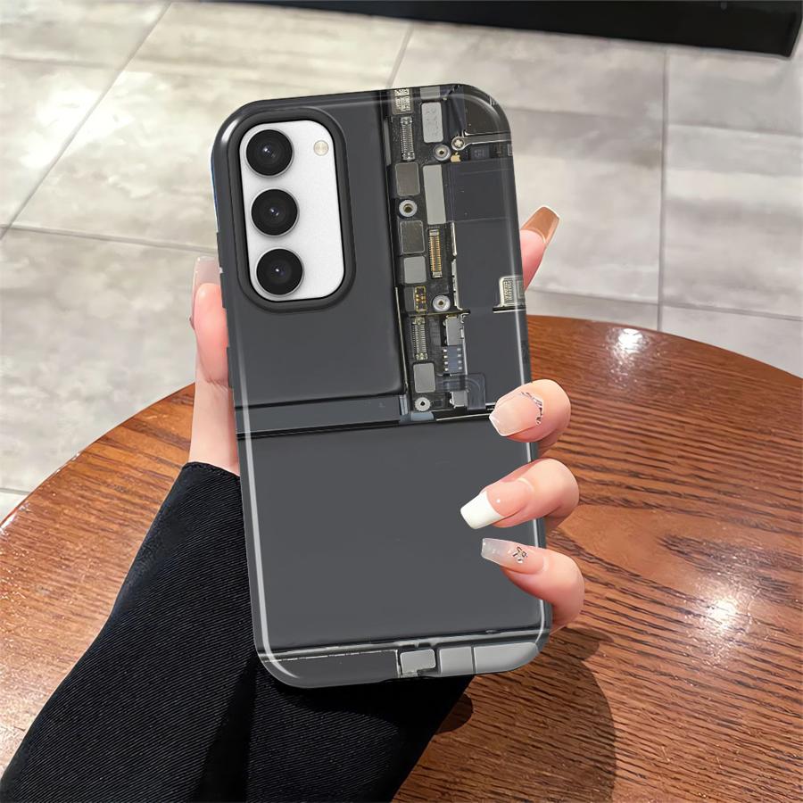 

Circuit Structure Diagram Soft Cover Capa Phone Case for Samsung Galaxy S25 S24 Ultra A26 S20 FE S25Ultra S23 S23Ultra A16 A56 Galaxy A36 5G