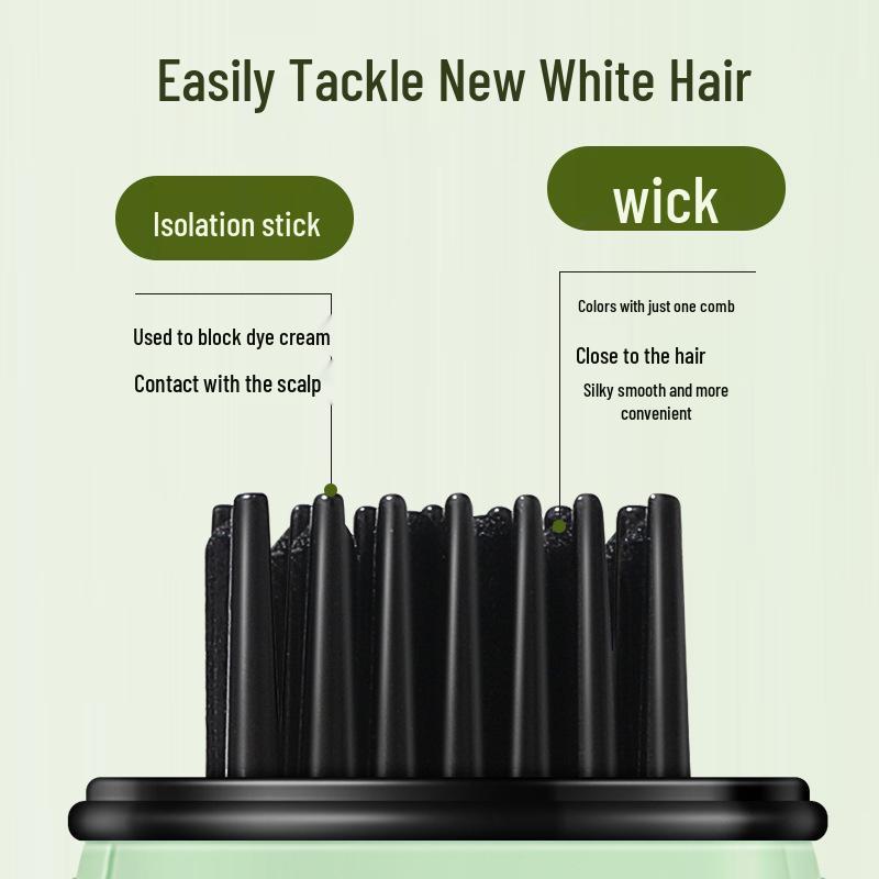 Douyin Bestseller: Plant-Based White Hair Concealer Pen - Non-Damaging, Disposable, Genuine Product.