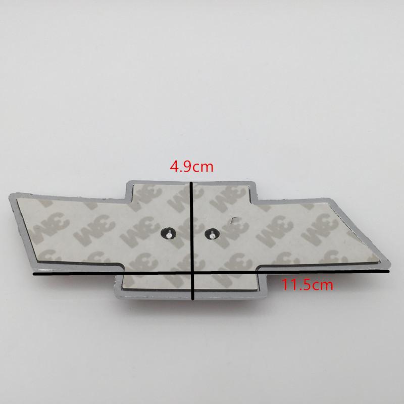 1 pezzo 3D 115mmx49mm per Chevrolet SPARK Auto Griglia Anteriore Cofano Faro Emblema Posteriore Paraurti Posteriore Bagagliaio Adesivo Distintivo Styling