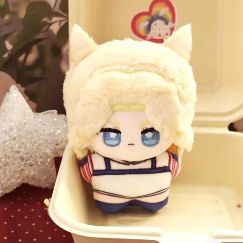 Johnny Joestar Gyro Zeppeli Plush Doll 10Cm Anime Cosplay Stuffed Doll Cute Peripherals Keychain For Fans Birthday Gift