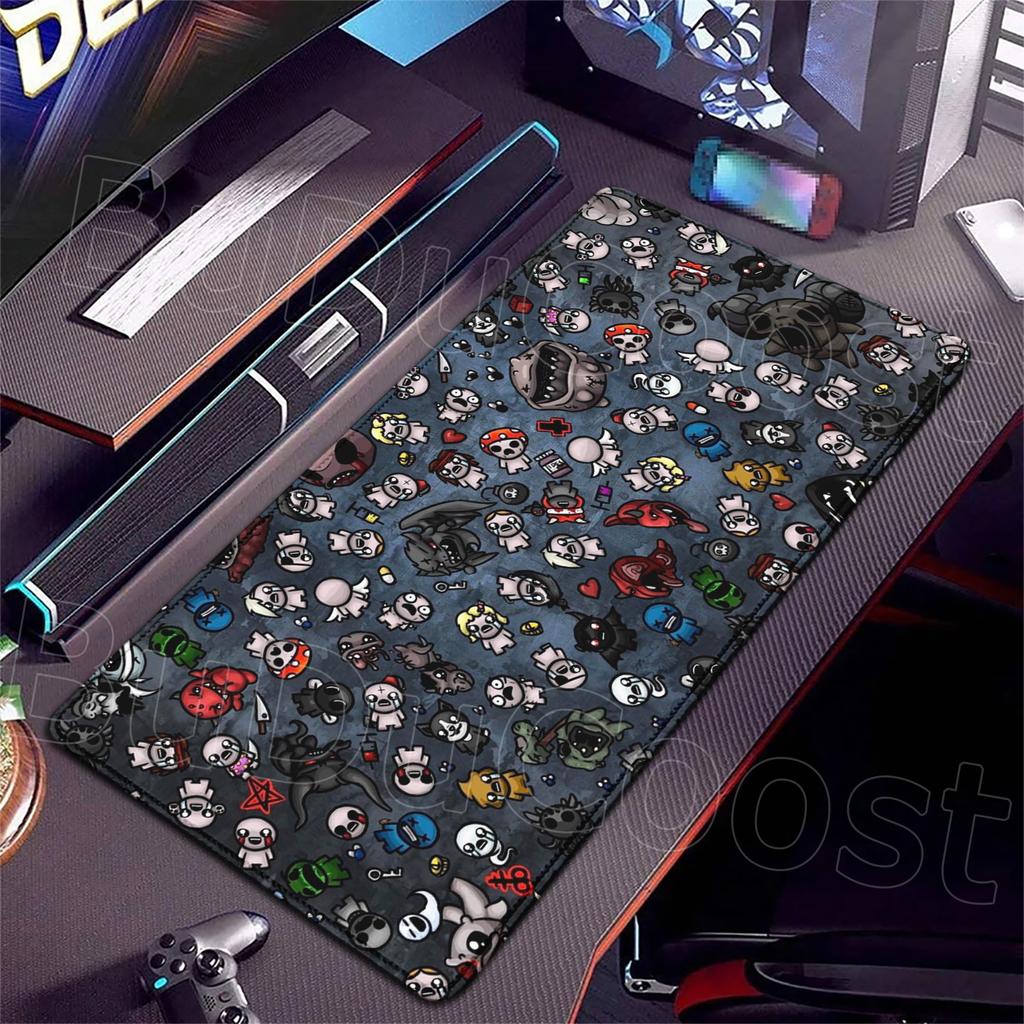 Nuovo Sfondo Gioco The Binding of Isaac Tappetino Mouse Esports Gaming Tappetino Tastiera Antiscivolo Tappetino Grande Scrivania Computer Armadio PC Mausepad