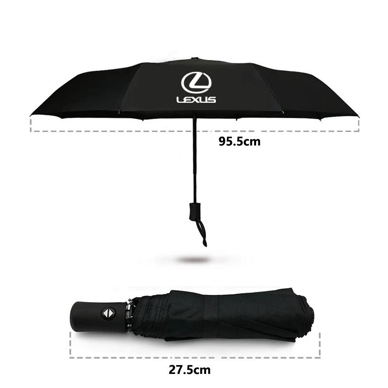 Parasol Automatycznie Składany z Logo Samochodu Parasole Anty-UV Dla Lexus F SPORT ES RX NX LS UX LM LX GX LC RZ IS CT GS RC HS SC TX LBX I