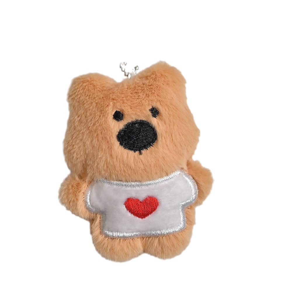 Creative Cartoon West Highland Puppy Plush Pendant - Cute Accessory for Bags or Gifts.