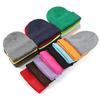 High Quality Daily Warm Beanie Hat Luxury Winter Wool Knitted Plain Beanie Hat Fashionable Daily Solid Color Outdoor Beanie Caps