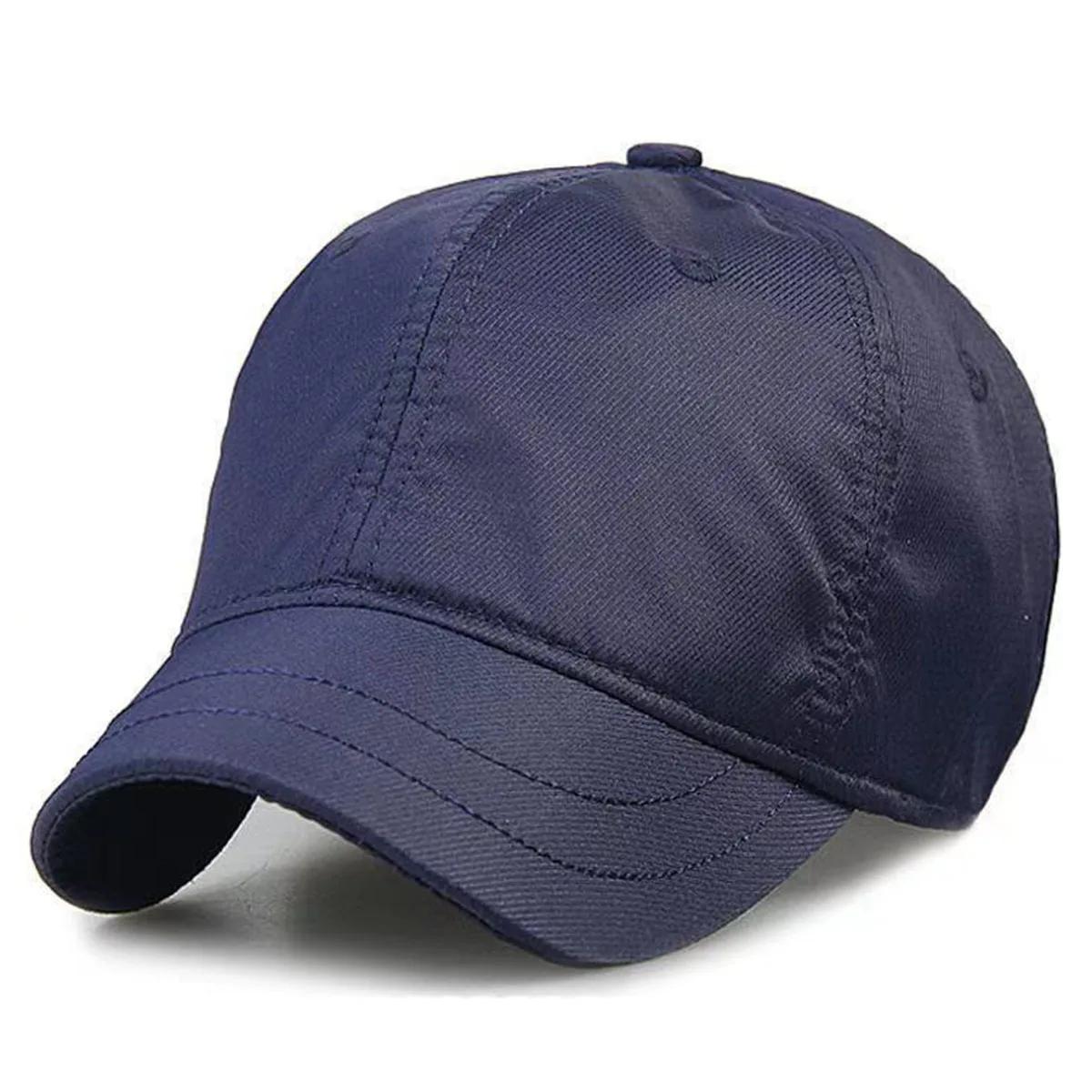 

Unisex Solid Color Quick Drying Baseball Caps Spring and Autumn Outdoor Casual Hats Sunscreen Hat Sports Cap Темно-синій