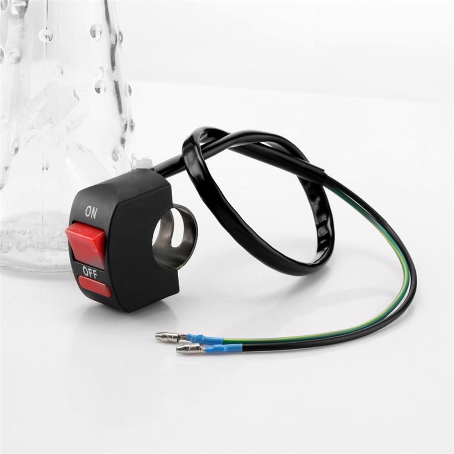 10 Pcs 12V 7/8" Motorcycle ATV Handlebar Switch For Headlight Fog DRL Work Light