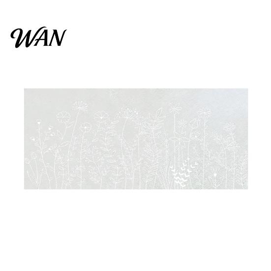 Privacy Window Film Frosted Flower Static Glass Sticker Floral Plants Decorative Cling Decal Waterproof UV Sun Blocking Cover for Home Office Kitchen