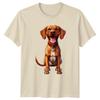 Happy Dog Lovers Animals Mens T-Shirt Womens Tee Graphic Unisex Top