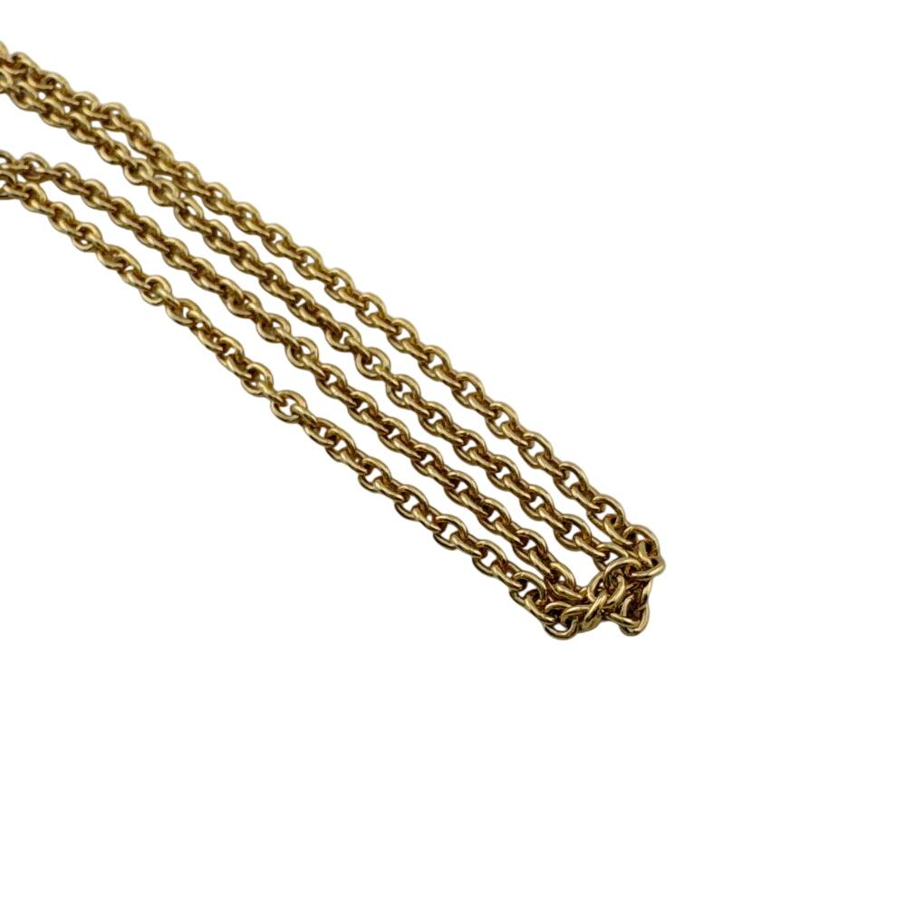 LOUIS VUITTON M61083 Gold Plated Essential V Necklace gold Gold Plated Used