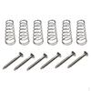 6 Guitar Pickup Mounting Screws And Springs for Guitars